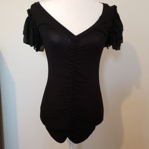 Romeo and Juliet Couture Medium Black Top